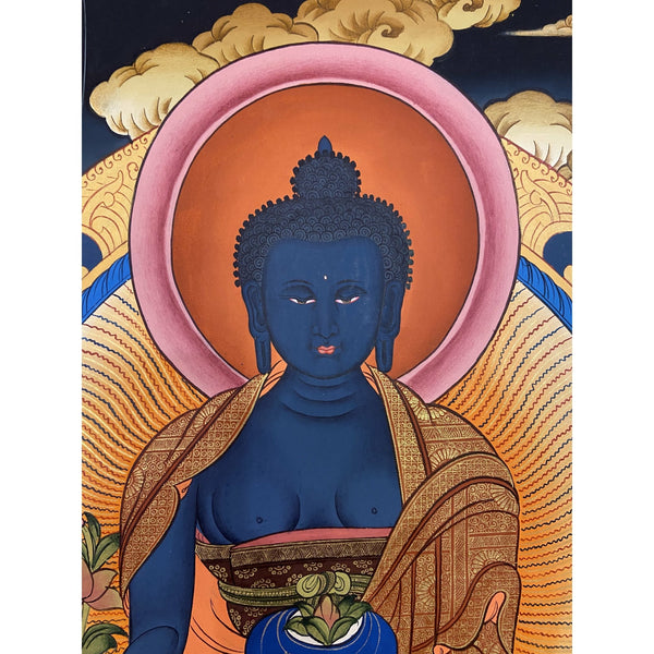 Medicine Buddha Thangka - Art Of Tibet