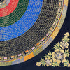Om Mantra Mandala Large Thangka - Art Of Tibet