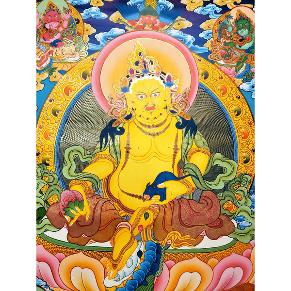 Pancha(Five) Jambhala Thangka - Art Of Tibet