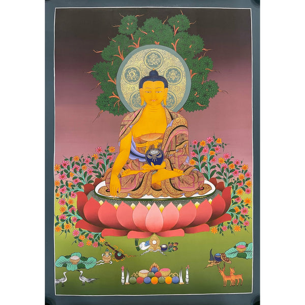 Shakyamuni Buddha Thangka - Art Of Tibet