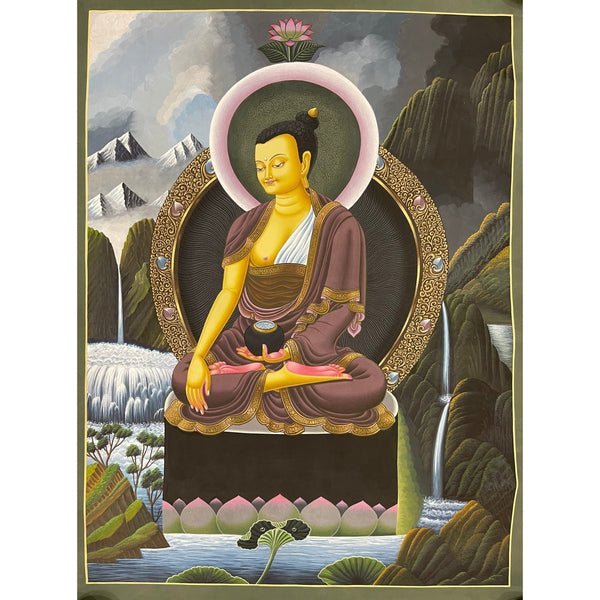 Shakyamuni Buddha Thangka - Art Of Tibet