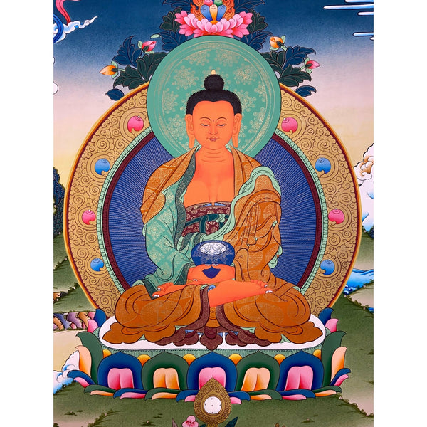 Shakyamuni Buddha Thangka - Art Of Tibet