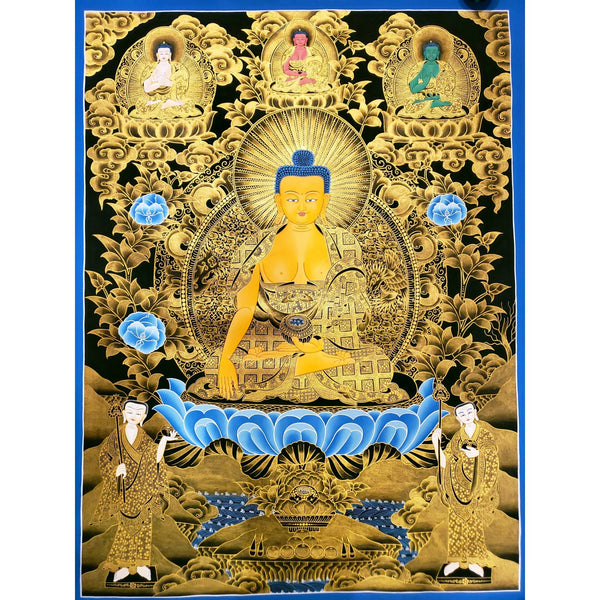 Shakyamuni Buddha Thangka - Art Of Tibet