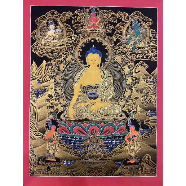 Shakyamuni Buddha Thangka - Art Of Tibet