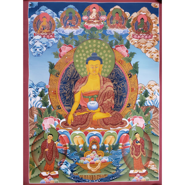 Shakyamuni Buddha Thangka - Art Of Tibet