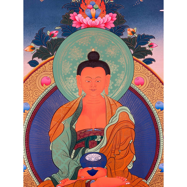 Shakyamuni Buddha Thangka - Art Of Tibet