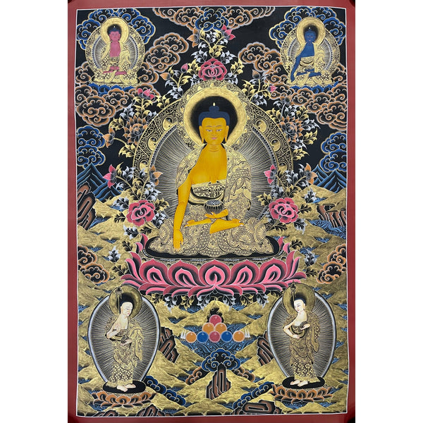 Shakyamuni Buddha Thangka - Art Of Tibet