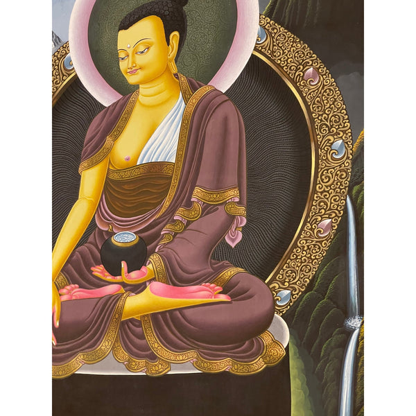 Shakyamuni Buddha Thangka - Art Of Tibet