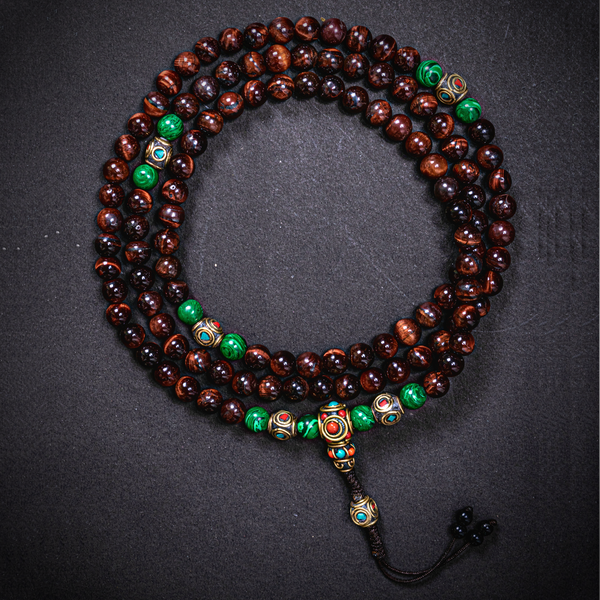 Red Tiger Eye Mala