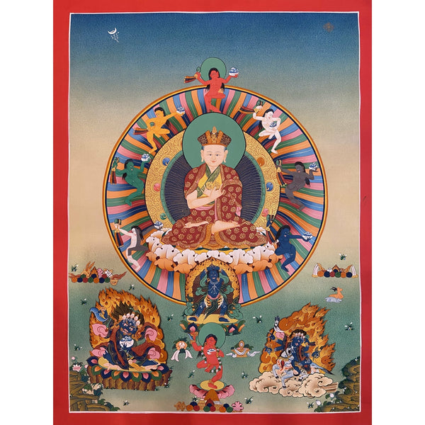 The Eighth Gyalwa Karmapa - Mikyo Dorje Thangka - Art Of Tibet