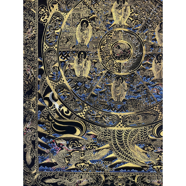 Wheel Of Life Masterpiece Thangka - Art Of Tibet
