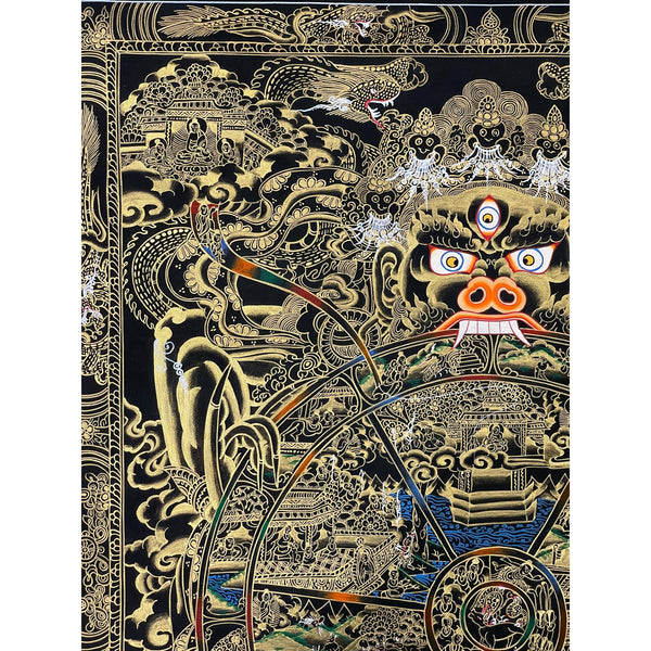 Wheel Of Life Tibetan Thangka Painting - Art Of Tibet