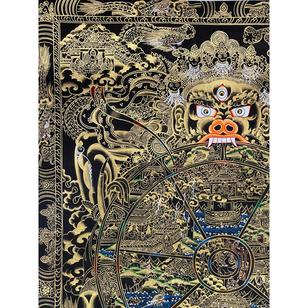 Wheel Of Life Tibetan Thangka Painting - Art Of Tibet