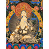 White Tara Large Thangka - Art Of Tibet
