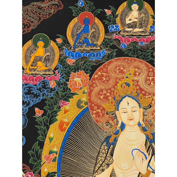 White Tara Large Thangka - Art Of Tibet