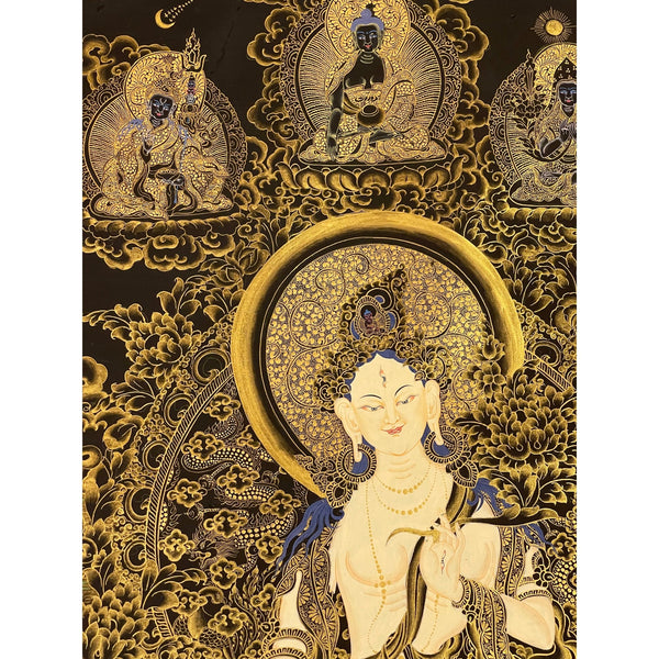 White Tara Thangka - Art Of Tibet