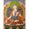 White Tara Thangka - Art Of Tibet