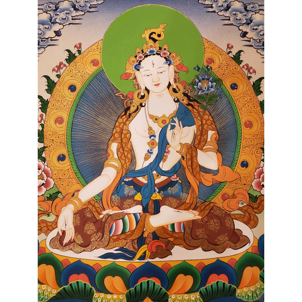 White Tara Thangka - Art Of Tibet