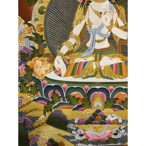 White Tara Thangka - Art Of Tibet