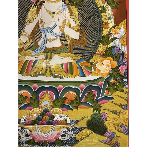 White Tara Thangka - Art Of Tibet