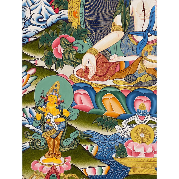 White Tara Thangka - Art Of Tibet