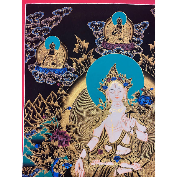 White Tara Thangka - Art Of Tibet