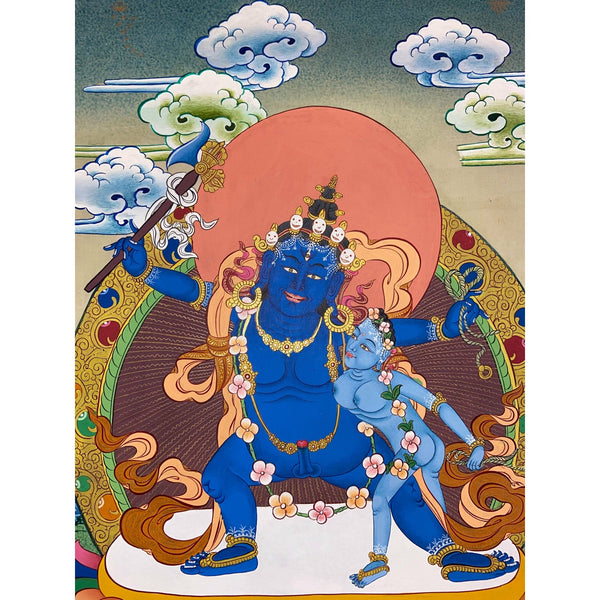 Yama Dharmaraja Thangka - Art Of Tibet