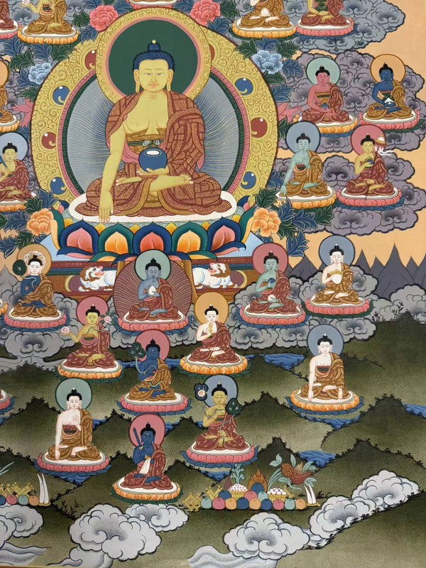 35 Buddha Masterpiece Thangka - Art Of Tibet