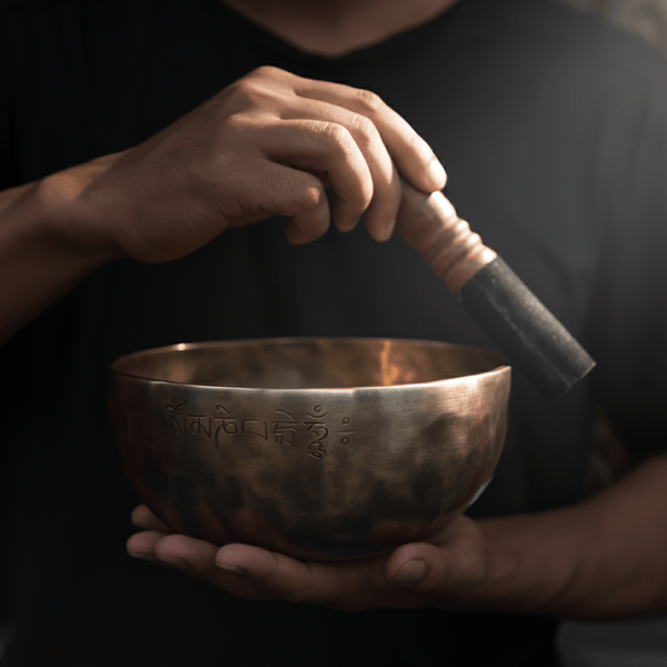 7 Chakra Super Flower Blood Moon Tibetan Singing Bowl Set - Art Of Tibet