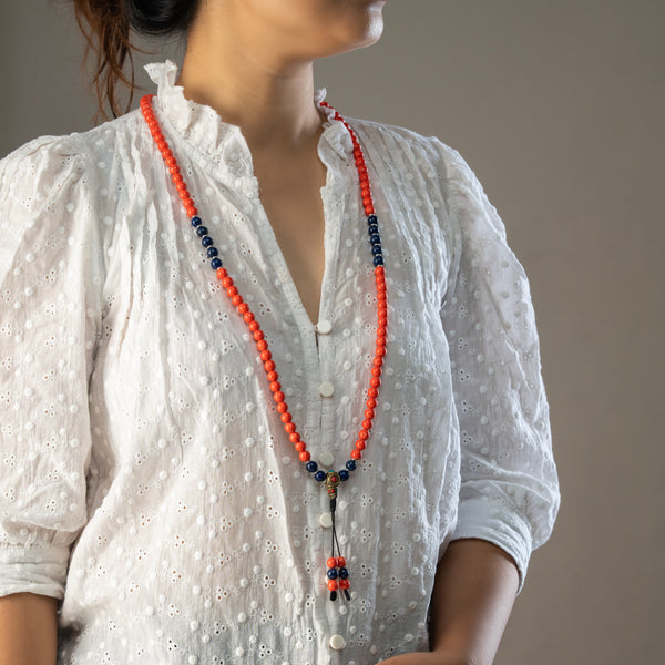 Rhodochrosite & Lapis Lazuli Love Wisdom Mala