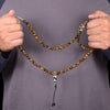 Tiger Eye Dzi Beads Mala