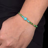 Tibetan Turquoise & Jade Harmony Bracelet