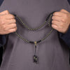 Pyrite & Onyx Mala – Prosperity & Protection
