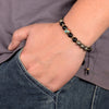 Pyrite & Onyx Bracelet – Prosperity & Protection