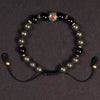 Pyrite & Onyx Bracelet – Prosperity & Protection