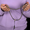 Pyrite & Onyx Mala – Prosperity & Protection
