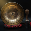 Mantra Mandala Carved Singing Bowl