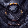 Onyx & Tiger Eye Heishi Beads Bracelet