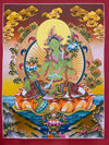 Green Tara Thangka