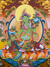 Green Tara Thangka