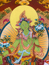 Green Tara Thangka