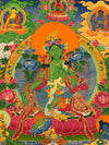 Green Tara Large Thangka