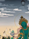 Green Tara Thangka