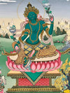 Green Tara Thangka