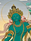 Green Tara Thangka