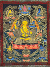 Manjushri Thangka - Silk Framed