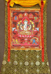 Chenrezig Thangka Painting - Silk Framed