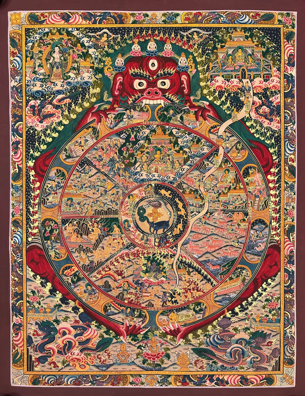 Wheel Of Life Masterpiece Thangka