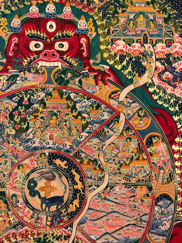 Wheel Of Life Masterpiece Thangka
