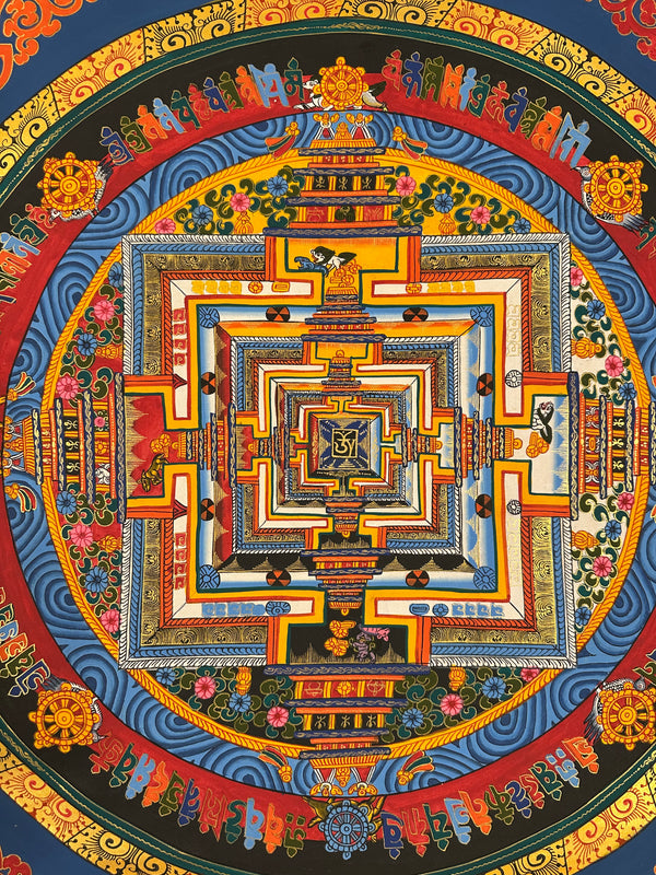 Kalachakra Mandala Tibetan Thangka Painting